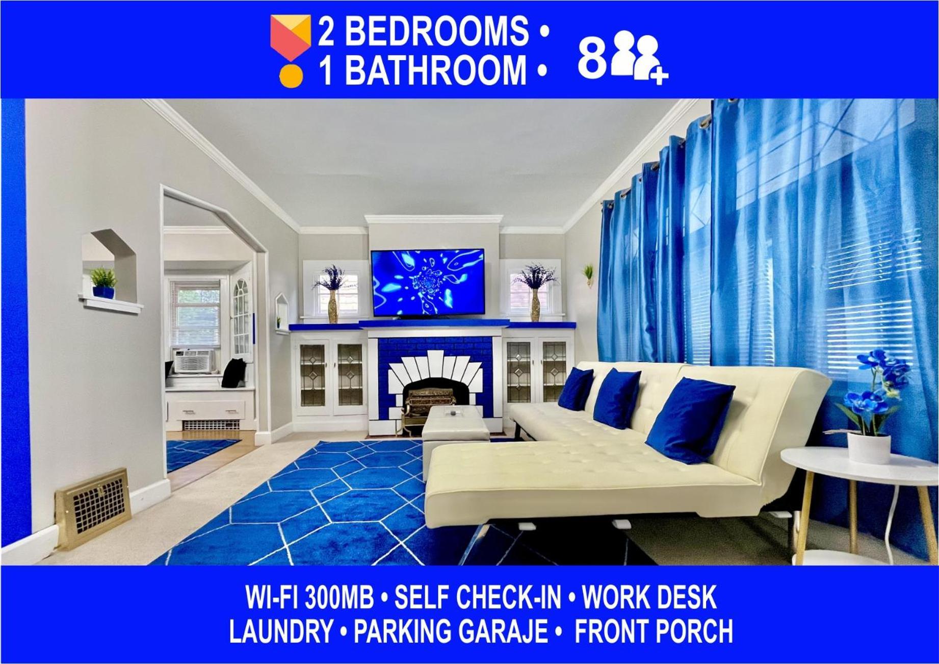 The Sapphire Haven - Your Old Brooklyn Oasis Awaits Families, Couples, Business Travelers Near Downtown With Parking, 300 Mb Wifi & Self Check-In Cleveland Exteriör bild
